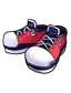 รองเท้าผ้าใบสีแดง (มือใหม่)