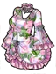เดรสกุหลาบสีชมพู